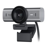 Logitech MX Brio 4K Ultra HD Webcam 960-001548 | 8.5MP Sony STARVIS Sensor | 4K 30fps | 1080p 60fps | RightLight 5 HDR | Dual Beamforming Microphones | 4X Digital Zoom | USB-C