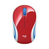 Logitech M187 Wireless Mini Mouse Bright-Red 910-005373 - Image 2