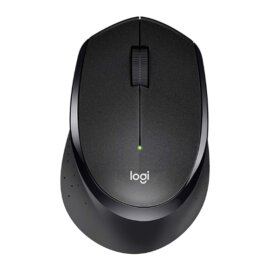 Logitech M330 Silent Plus Wireless Optical Mouse, Black 910-004944