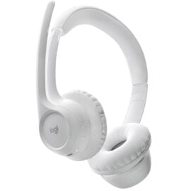 Logitech Zone 300 Wireless Headset - White 981-001418 - Image 4