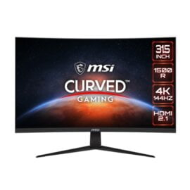 MSI G321CU 32" 31.5" Curved Gaming Monitor, 4K UHD VA 144Hz FreeSync Premium HDR Ready