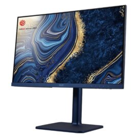 MSI Modern MD241P 24" 75Hz FHD IPS HDMI USB Type-C Swivel Pivot Height Adjust Tilt Built-in Speakers Monitor UltraMarine - Image 6
