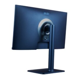 MSI Modern MD241P 24" 75Hz FHD IPS HDMI USB Type-C Swivel Pivot Height Adjust Tilt Built-in Speakers Monitor UltraMarine - Image 9