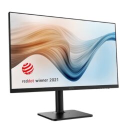 MSI Modern MD271P 27" 75Hz FHD IPS HDMI USB Type-C Swivel Pivot Height Adjust Tilt Built-in Speakers Monitor Black - Image 7