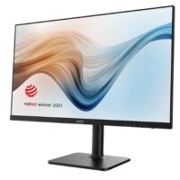 MSI Modern MD271P 27" 75Hz FHD IPS HDMI USB Type-C Swivel Pivot Height Adjust Tilt Built-in Speakers Monitor Black - Image 8