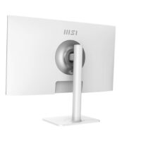 MSI Modern MD271PW 27" 75Hz FHD IPS HDMI USB Type-C Swivel Pivot Height Adjust Tilt Built-in Speakers Monitor White - Image 10