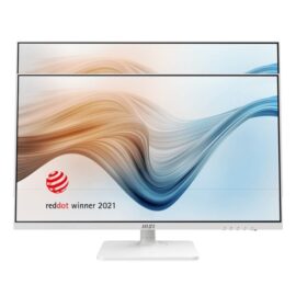 MSI Modern MD271QPW 27″ 75Hz WQHD 2K HDMI, DisplayPort, USB Type-C Built-in Speakers IPS Monitor  White - Image 2