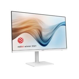 MSI Modern MD271QPW 27″ 75Hz WQHD 2K HDMI, DisplayPort, USB Type-C Built-in Speakers IPS Monitor  White - Image 7