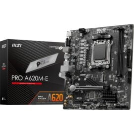 MSI PRO A620M-E AM5 AMD A620 SATA 6Gb/s DDR5 mATX Motherboard