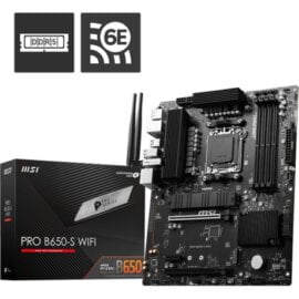 MSI PRO B650-S WIFI AM5 AMD B650 Ryzen 7000 DDR5 ATX Motherboard