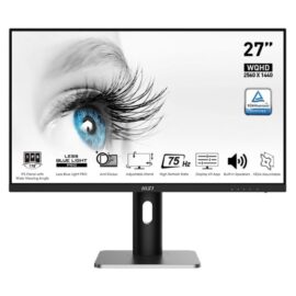 MSI Pro MP273QP 27” 16:9 75Hz 1ms IPS WQHD AMD FreeSync HDMI, DisplayPort, Monitor