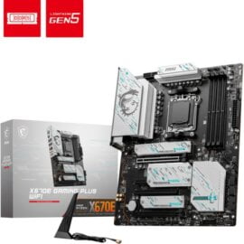 MSI X670E GAMING PLUS WIFI SATA 6Gb/s ATX DDR5 Motherboards