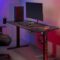 MXG MGD-01R Motorized/SIT-Stand Desk With Fast Charging Ports and Creative Control Panel