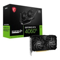 MSI Ventus GeForce RTX 4060 Ti 16GB 2X OC GDDR6 PCI Express 4.0 x8 ATX Graphics Cards