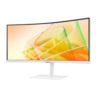 SAMSUNG ViewFinity S6 34" LS34C650 65TC A UWQHD Display, 100Hz Refresh Rate, 5ms Response Time, 1000R Curvature, Built-In Speaker, KVM Switch, FreeSync Technology Monitor - Image 2