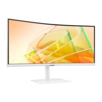 SAMSUNG ViewFinity S6 34" LS34C650 65TC A UWQHD Display, 100Hz Refresh Rate, 5ms Response Time, 1000R Curvature, Built-In Speaker, KVM Switch, FreeSync Technology Monitor - Image 3