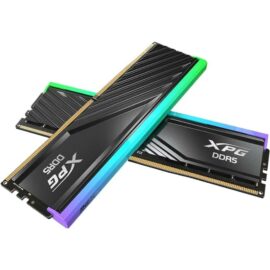 XPG Lancer Blade RBG DDR5 6000MHz CL30 32GB (2x16GB) PC5-48000 RAM 288-Pins UDIMM Desktop Memory Kit Black Heatsink