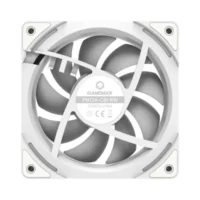 GAMEMAX KF300R WH, Reverse 120mm White Frame ARGB Fan 3-in-1 Kit, Reverse Fan Blade for Power Supply Shroud/Bottom 7