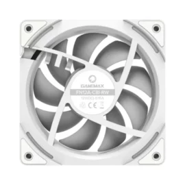 GAMEMAX KF300R WH, Reverse 120mm White Frame ARGB Fan 3-in-1 Kit, Reverse Fan Blade for Power Supply Shroud/Bottom 7