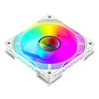 GAMEMAX KF300R WH, Reverse 120mm White Frame ARGB Fan 3-in-1 Kit, Reverse Fan Blade for Power Supply Shroud/Bottom 4