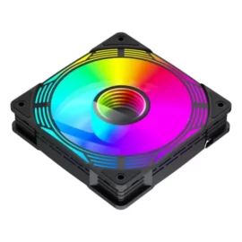 GAMEMAX KF300R BK, Reverse 120mm Black Frame ARGB Fan 3-in-1 Kit, Reverse Fan Blade for Power Supply Shroud/Bottom 6