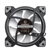 GAMEMAX DRH400, 120mm Dual Ring ARGB Fan 4-in-1 Kit, Includes Premium V4.0 ARGB HUB with Wireless Remote Controller 5