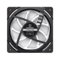 GAMEMAX KF300 BK, 120mm Black Frame ARGB Fan 3-in-1 Kit, Includes Premium V4.0 ARGB HUB with Wireless Remote Controller 4