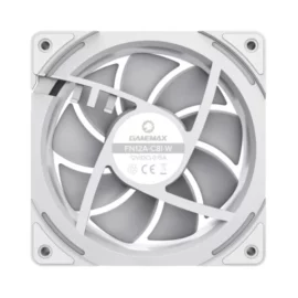 GAMEMAX KF300 WH, 120mm White Frame ARGB Fan 3-in-1 Kit, Includes Premium V4.0 ARGB HUB with Wireless Remote Controller 6