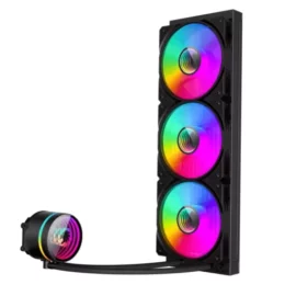GAMEMAX ICEBURG 360 Infinity Liquid CPU Cooler 360mm Addressable RGB & PWM Pump & Fans 300W TDP AIO Water Cooler for Intel LGA 1700/1200/115X AMD AM5/AM4 4
