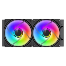 GAMEMAX ICEBURG 240 Infinity, Liquid CPU Cooler 240mm Addressable RGB & PWM Pump & Fans 250W TDP AIO Water Cooler for Intel LGA 1700/1200/115X AMD AM5/AM4 2