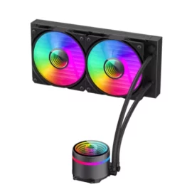 GAMEMAX ICEBURG 240 Infinity, Liquid CPU Cooler 240mm Addressable RGB & PWM Pump & Fans 250W TDP AIO Water Cooler for Intel LGA 1700/1200/115X AMD AM5/AM4 3