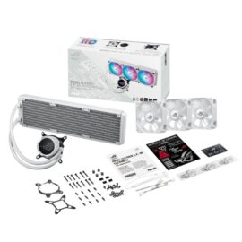 ASUS ROG Strix LC III 360 ARGB all-in-one CPU Liquid Cooler White - Image 7