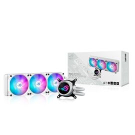 ASUS ROG Strix LC III 360 ARGB all-in-one CPU Liquid Cooler White - Image 8