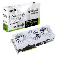 ASUS TUF Gaming NVIDIA GeForce RTX 4070 Ti SUPER OC White Edition Gaming Graphics Card