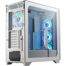 MSI MPG GUNGNIR 300R AIRFLOW ,2xUSB 3.2 Gen 1, 1xUSB 3.2 Gen2 Type-C, 4x120mm PWM ARGB Fan, ARGB+PWM Control Board, Tempered Glass Window, White - Image 7