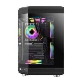 GameMax HYPE Premium Mid-Tower ATX PC Case Black - Image 6