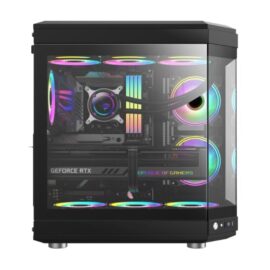 GameMax HYPE Premium Mid-Tower ATX PC Case Black - Image 3