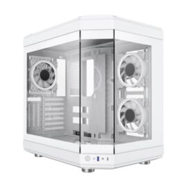 GameMax HYPE Premium Mid-Tower ATX PC Case White - Image 2