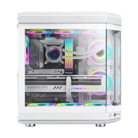 GameMax HYPE Premium Mid-Tower ATX PC Case White - Image 5