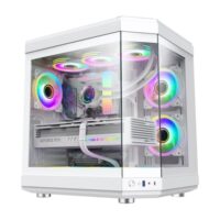GameMax HYPE Premium Mid-Tower ATX PC Case White