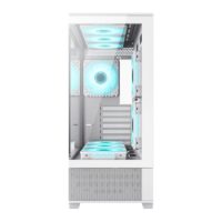 GameMax Vista AW Mid-Tower PC ATX Gaming Case White - Image 2