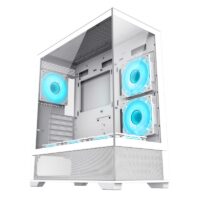 GameMax Vista AW Mid-Tower PC ATX Gaming Case White - Image 3