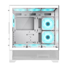 GameMax Vista AW Mid-Tower PC ATX Gaming Case White - Image 5