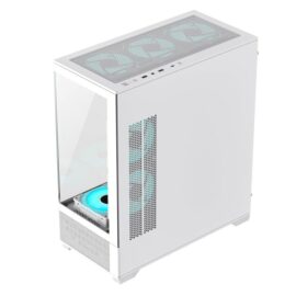 GameMax Vista AW Mid-Tower PC ATX Gaming Case White - Image 7