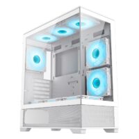 GameMax Vista AW Mid-Tower PC ATX Gaming Case White