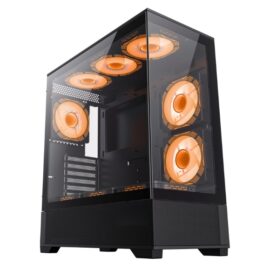 GameMax Vista AB Mid-Tower PC ATX Gaming Case Black