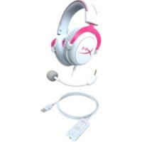 HyperX Cloud II 7.1 Channel USB Gaming Headset White/Pink Open Box - Image 4