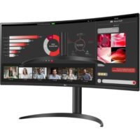 LG 34WR55QK-B 34" UltraWide™ Curved Monitor with WQHD HDR10 Display 100Hz Refresh Rate and USB Type-C™ - Image 2