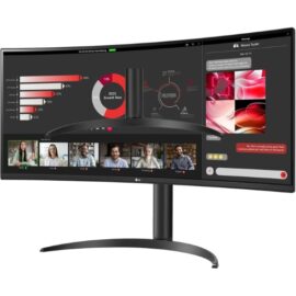 LG 34WR55QK-B 34" UltraWide™ Curved Monitor with WQHD HDR10 Display 100Hz Refresh Rate and USB Type-C™ - Image 2