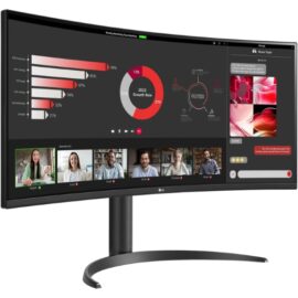 LG 34WR55QK-B 34" UltraWide™ Curved Monitor with WQHD HDR10 Display 100Hz Refresh Rate and USB Type-C™ - Image 7